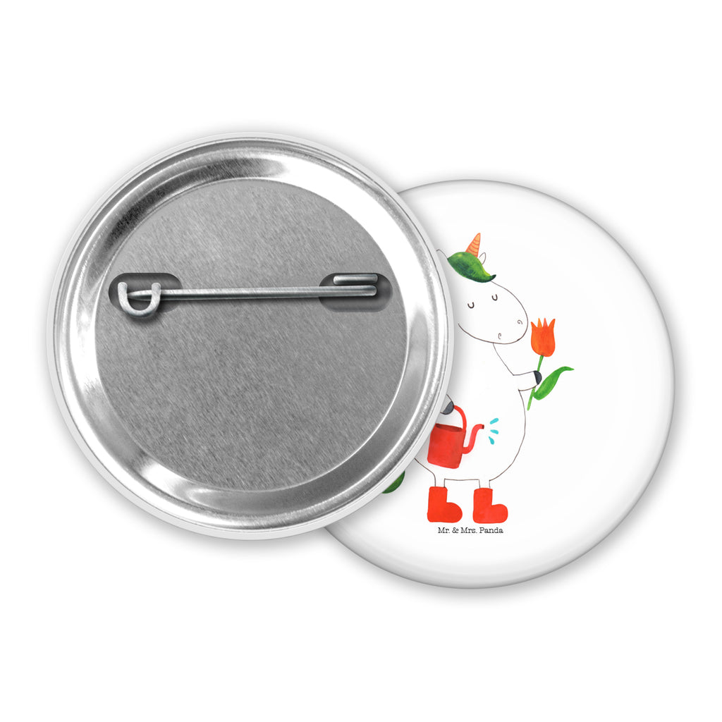 50mm Button Einhorn Gärtner 50mm Button, Button, Pin, Anstecknadel, Einhorn, Einhörner, Einhorn Deko, Pegasus, Unicorn, Luftballon, Gießkanne, Giesskanne, Lebenslust, Freude, Blume, Freundin, Garten, Stiefel