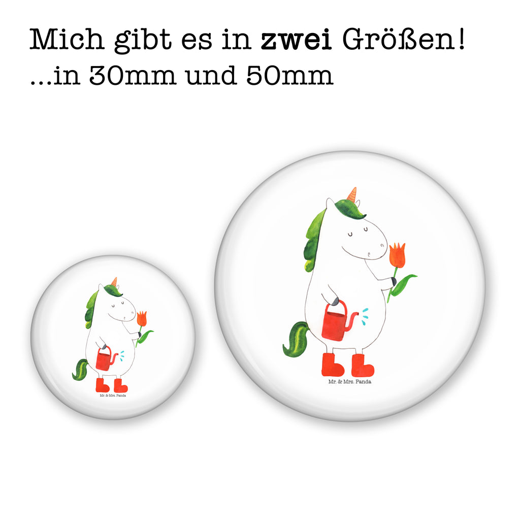 50mm Button Einhorn Gärtner 50mm Button, Button, Pin, Anstecknadel, Einhorn, Einhörner, Einhorn Deko, Pegasus, Unicorn, Luftballon, Gießkanne, Giesskanne, Lebenslust, Freude, Blume, Freundin, Garten, Stiefel
