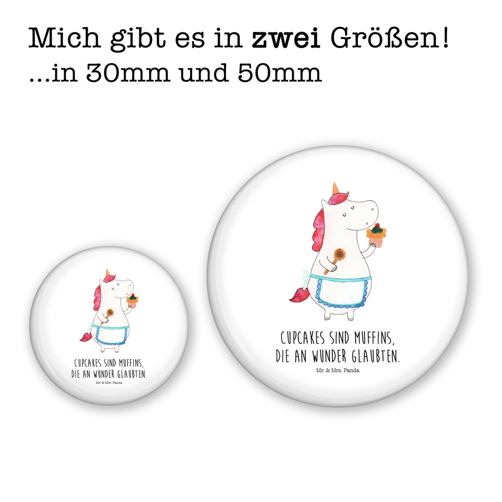 50mm Button Einhorn Küchenfee 50mm Button, Button, Pin, Anstecknadel, Einhorn, Einhörner, Einhorn Deko, Pegasus, Unicorn, backen, Muffin, Motivation, Träumer, träumen, Bäckerin, Hobbykoch, Koch, Torte, Kuchen