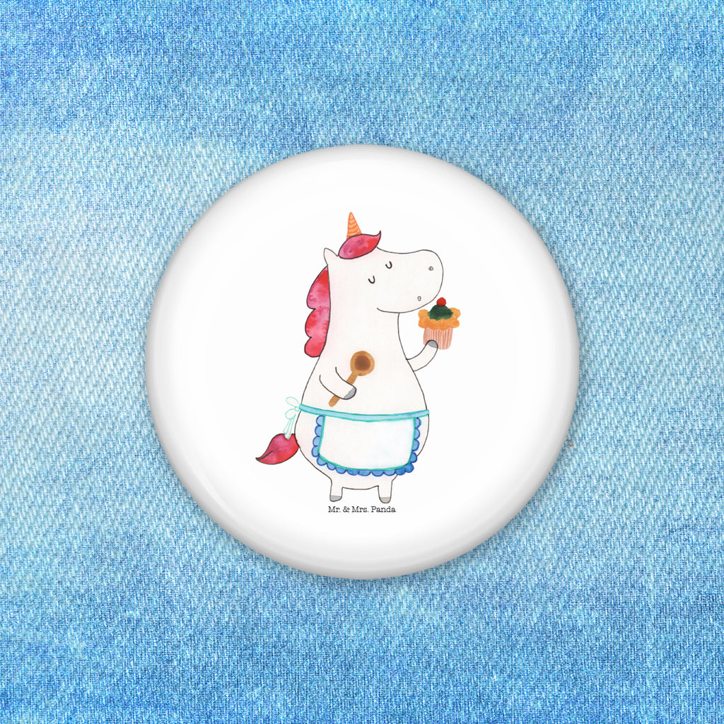50mm Button Einhorn Küchenfee 50mm Button, Button, Pin, Anstecknadel, Einhorn, Einhörner, Einhorn Deko, Pegasus, Unicorn, backen, Muffin, Motivation, Träumer, träumen, Bäckerin, Hobbykoch, Koch, Torte, Kuchen
