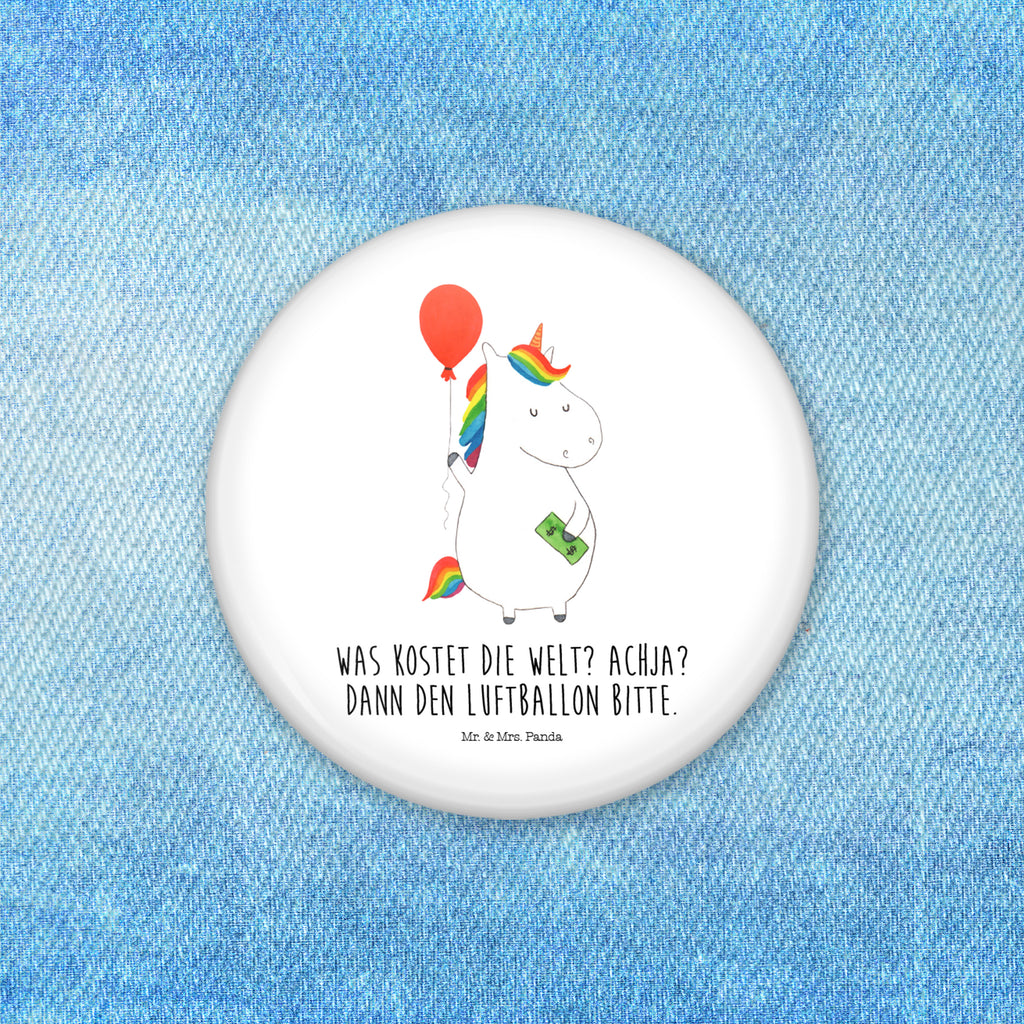 50mm Button Einhorn Luftballon 50mm Button, Button, Pin, Anstecknadel, Einhorn, Einhörner, Einhorn Deko, Pegasus, Unicorn, Luftballon, Geld, Lebenslust, Freude, Geschenk, Freundin
