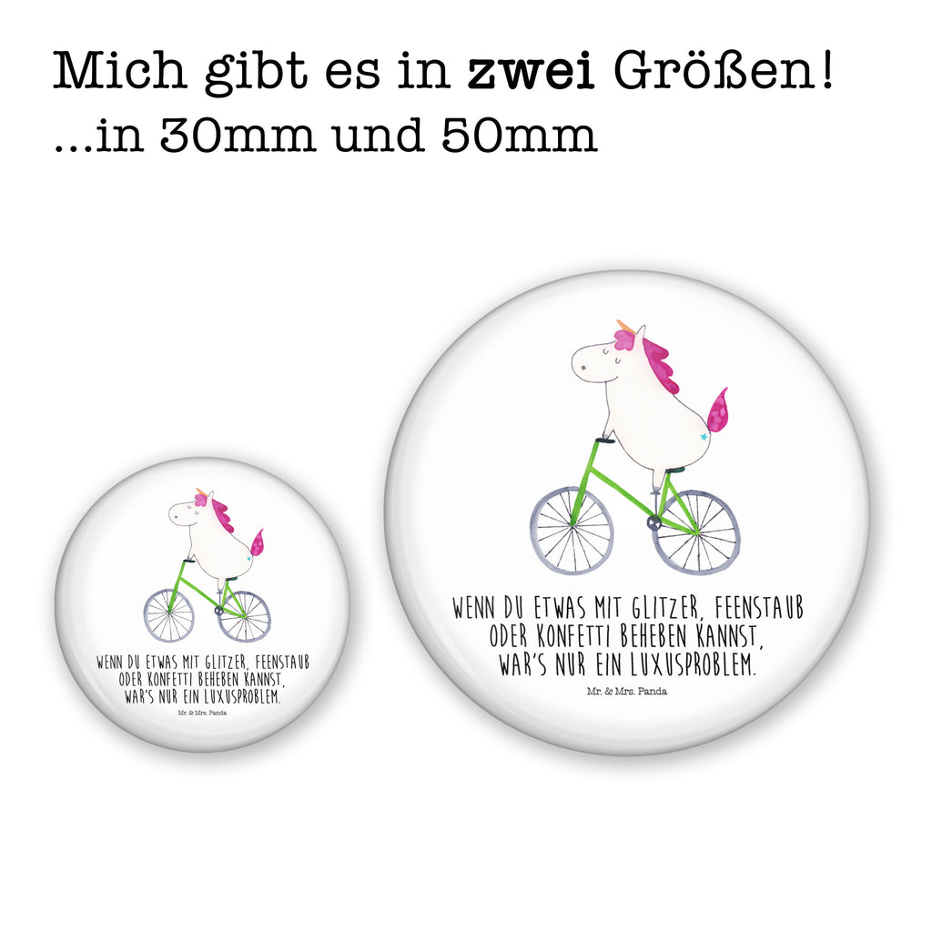 50mm Button Einhorn Radfahrer 50mm Button, Button, Pin, Anstecknadel, Einhorn, Einhörner, Einhorn Deko, Pegasus, Unicorn, Radfahren, Radfahrer, Rad, Bike, Feenstaub, Konfetti, Luxusproblem, Kummer, Liebeskummer