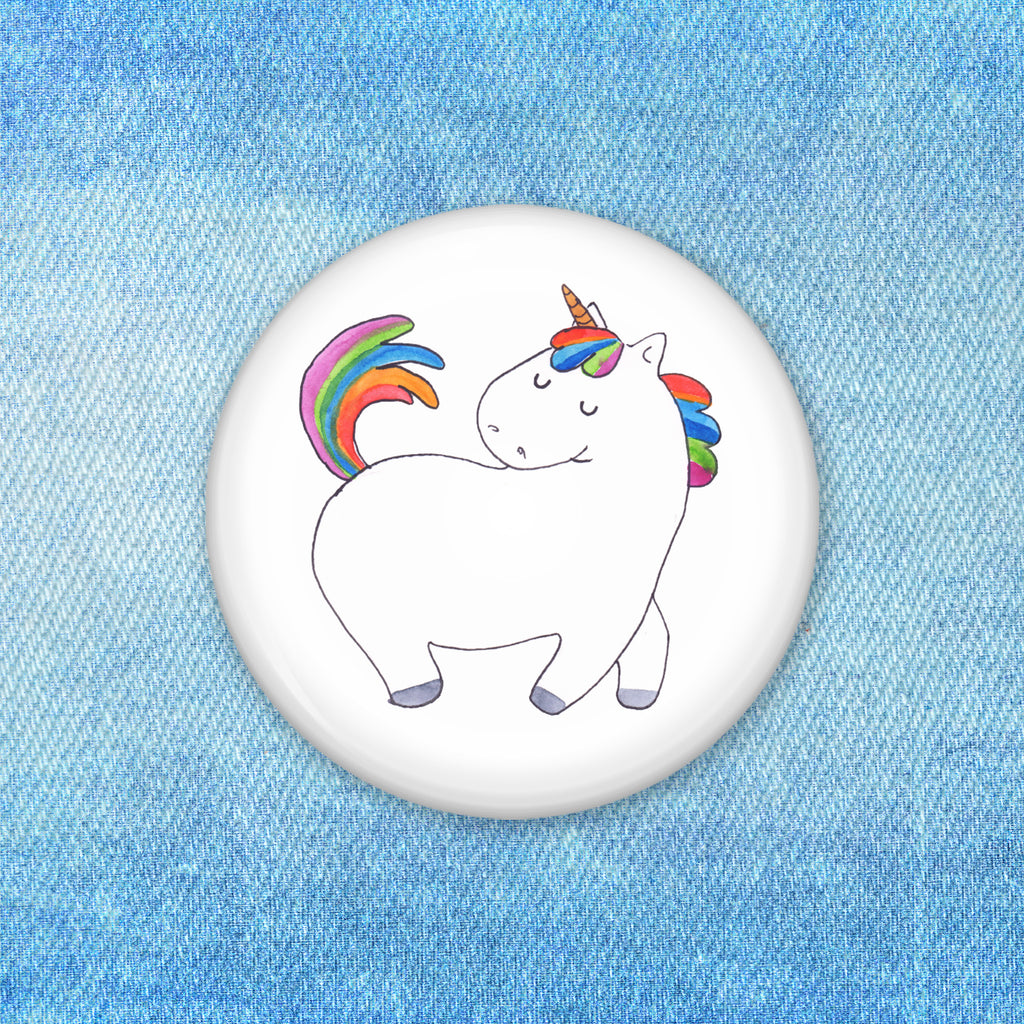 50mm Button Einhorn stolzierend 50mm Button, Button, Pin, Anstecknadel, Einhorn, Einhörner, Einhorn Deko, Pegasus, Unicorn, stolz, anders, bunt, Pferd, Reiter, Reiten, Freundin, Geschenk