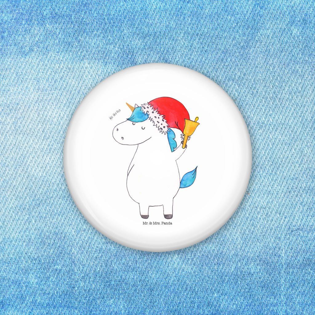 50mm Button Einhorn Weihnachtsmann 50mm Button, Button, Pin, Anstecknadel, Einhorn, Einhörner, Einhorn Deko, Pegasus, Unicorn, Gin, Schokolade, Schoki, Weihnachten, Weihnachtsmann, Nikolaus, Wunschzettel, Wunschliste, Feenstaub