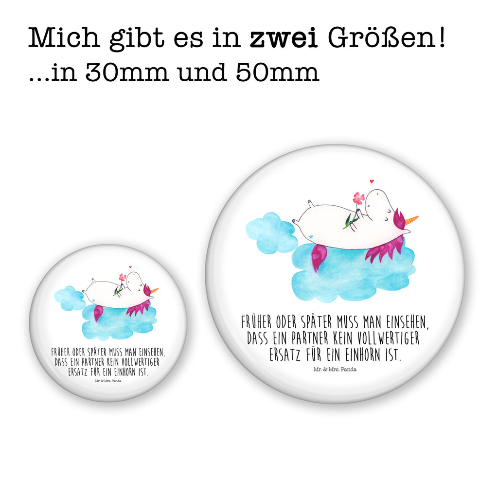 50mm Button Einhorn verliebt auf Wolke 50mm Button, Button, Pin, Anstecknadel, Einhorn, Einhörner, Einhorn Deko, Pegasus, Unicorn, verliebt, Liebe, Liebesbeweis, Freundin, Wolke