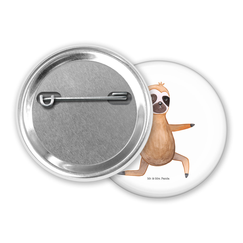 50mm Button Faultier  Yoga 50mm Button, Button, Pin, Anstecknadel, Faultier, Faultier Geschenk, Faultier Deko, Faultiere, faul, Lieblingstier, Yoga, Namaste, Krieger, Yogaübungen, Meditation, Atmung, Gelassenheit, Entspannung