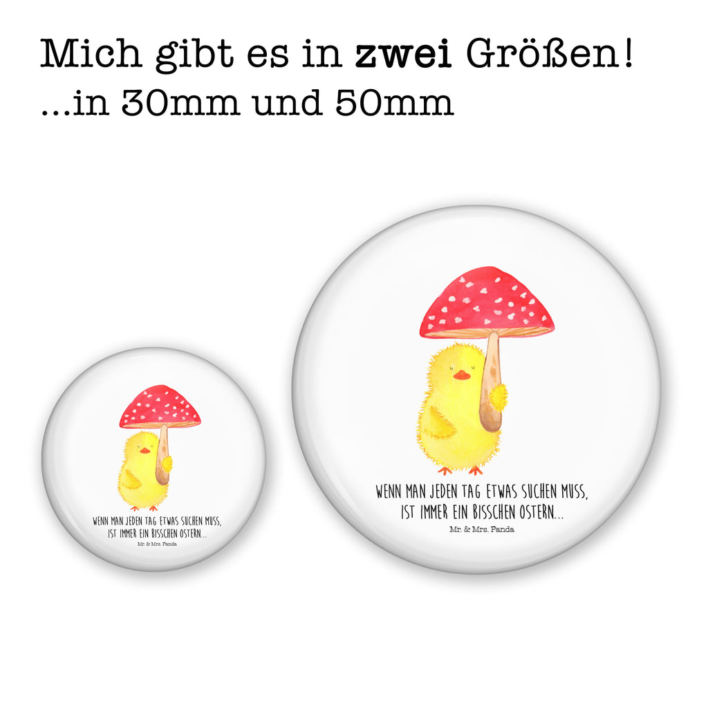 50mm Button Küken Fliegenpilz 50mm Button, Button, Pin, Anstecknadel, Ostern, Osterhase, Ostergeschenke, Osternest, Osterdeko, Geschenk zu Ostern, Küken, Fliegenpilz, Glückspilz, Frohe Ostern, Ostergrüße