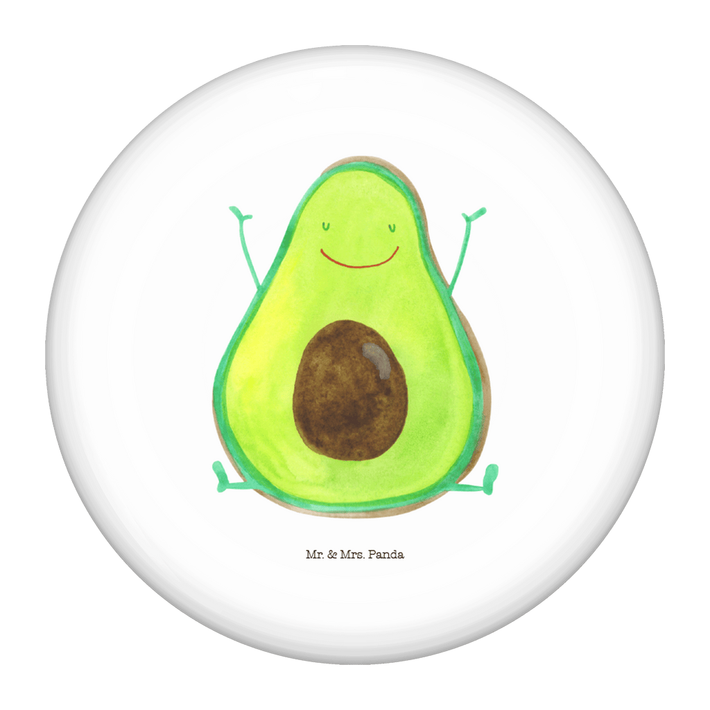 50mm Button Avocado Happy 50mm Button, Button, Pin, Anstecknadel, Avocado, Veggie, Vegan, Gesund, Chaos
