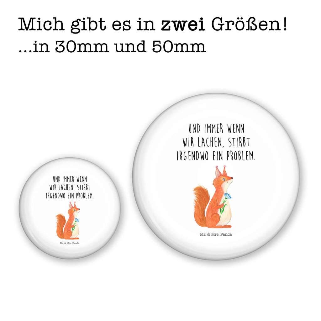 50mm Button Eichhörnchen Blume 50mm Button, Button, Pin, Anstecknadel, Tiermotive, Gute Laune, lustige Sprüche, Tiere, Eichhörnchen, Eichhorn, Spruch positiv, Lachen, Spaß, Motivation Sprüche, Motivation Bilder, glücklich Spruch, Spruch Deko