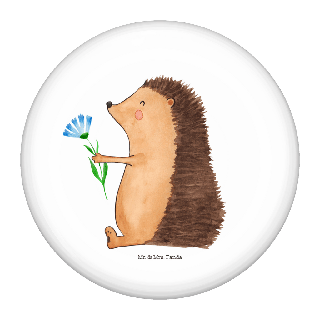 50mm Button Igel mit Blume 50mm Button, Button, Pin, Anstecknadel, Tiermotive, Gute Laune, lustige Sprüche, Tiere, Igel, Gute Besserung, Genesungswünsche, Krankheit, Krankenhaus, krank, Besuch