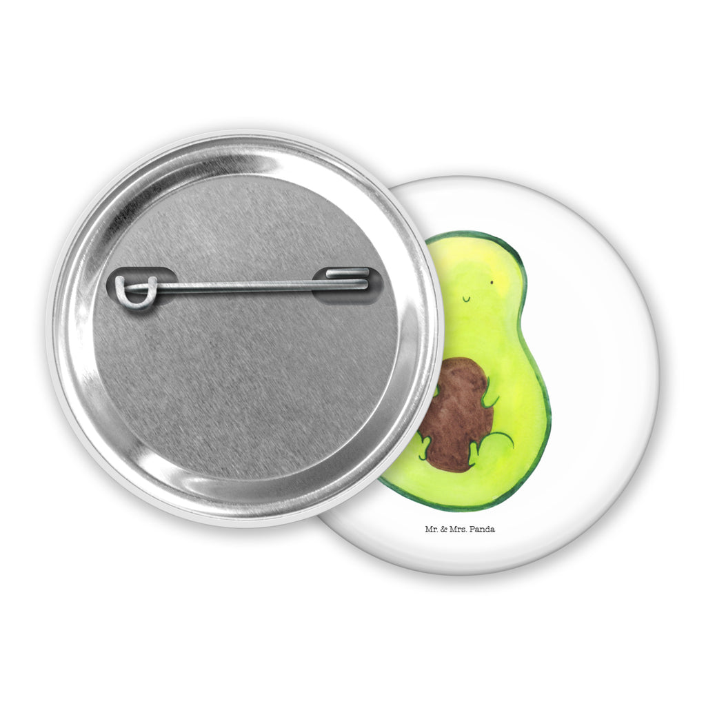 50mm Button Avocado mit Kern 50mm Button, Button, Pin, Anstecknadel, Avocado, Veggie, Vegan, Gesund, Avokado, Avocadokern, Kern, Pflanze, Spruch Leben