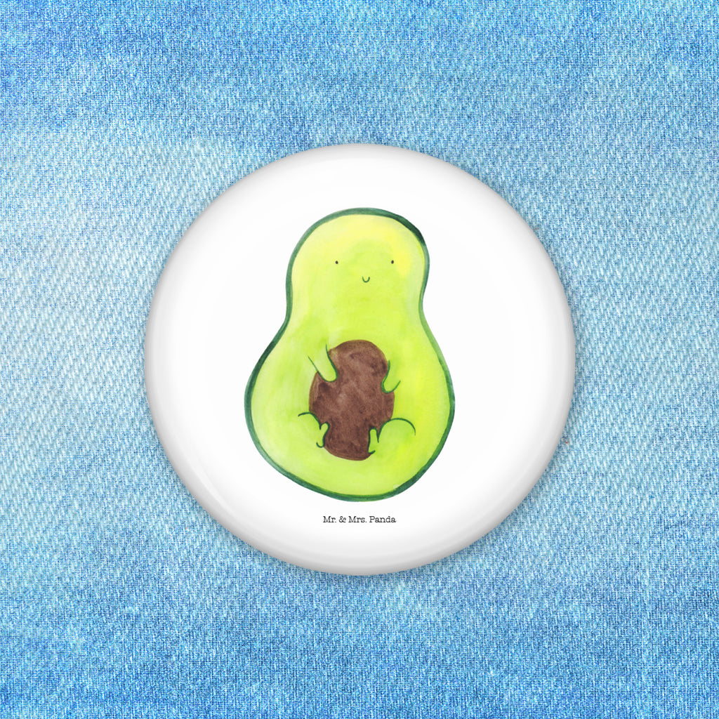 50mm Button Avocado mit Kern 50mm Button, Button, Pin, Anstecknadel, Avocado, Veggie, Vegan, Gesund, Avokado, Avocadokern, Kern, Pflanze, Spruch Leben