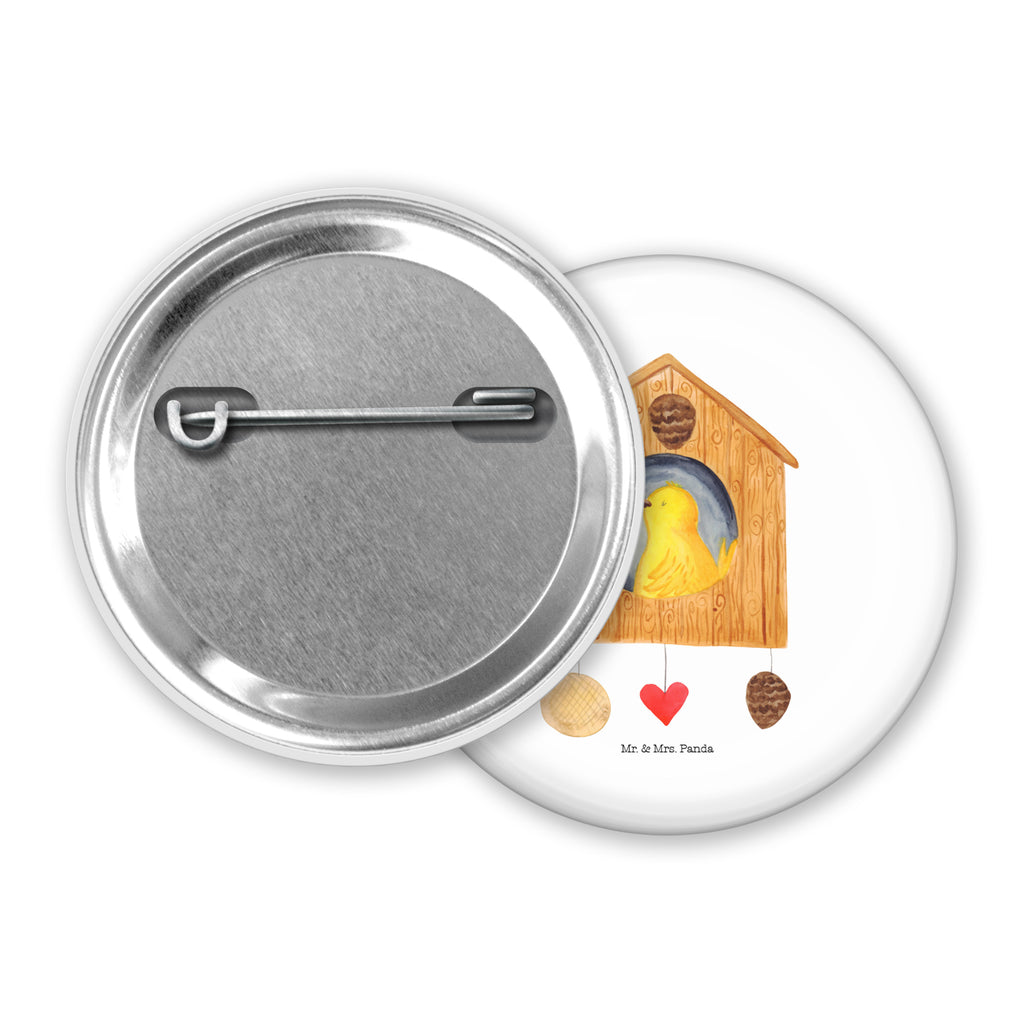 50mm Button Vogelhaus sweet Home 50mm Button, Button, Pin, Anstecknadel, Tiermotive, Gute Laune, lustige Sprüche, Tiere, Vogelhaus, Vogel, Home sweet Home, Einzug, Umzug, Geschenk, Einzugsgeschenk, Hausbau, Haus