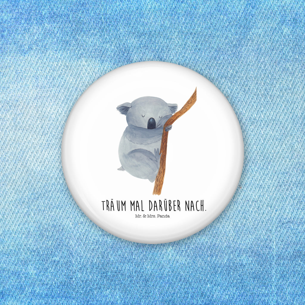 50mm Button Koalabär 50mm Button, Button, Pin, Anstecknadel, Tiermotive, Gute Laune, lustige Sprüche, Tiere, Koala, träumen, Traum, schlafen, Schlafzimmer, Traumland, Bär, Koalabär