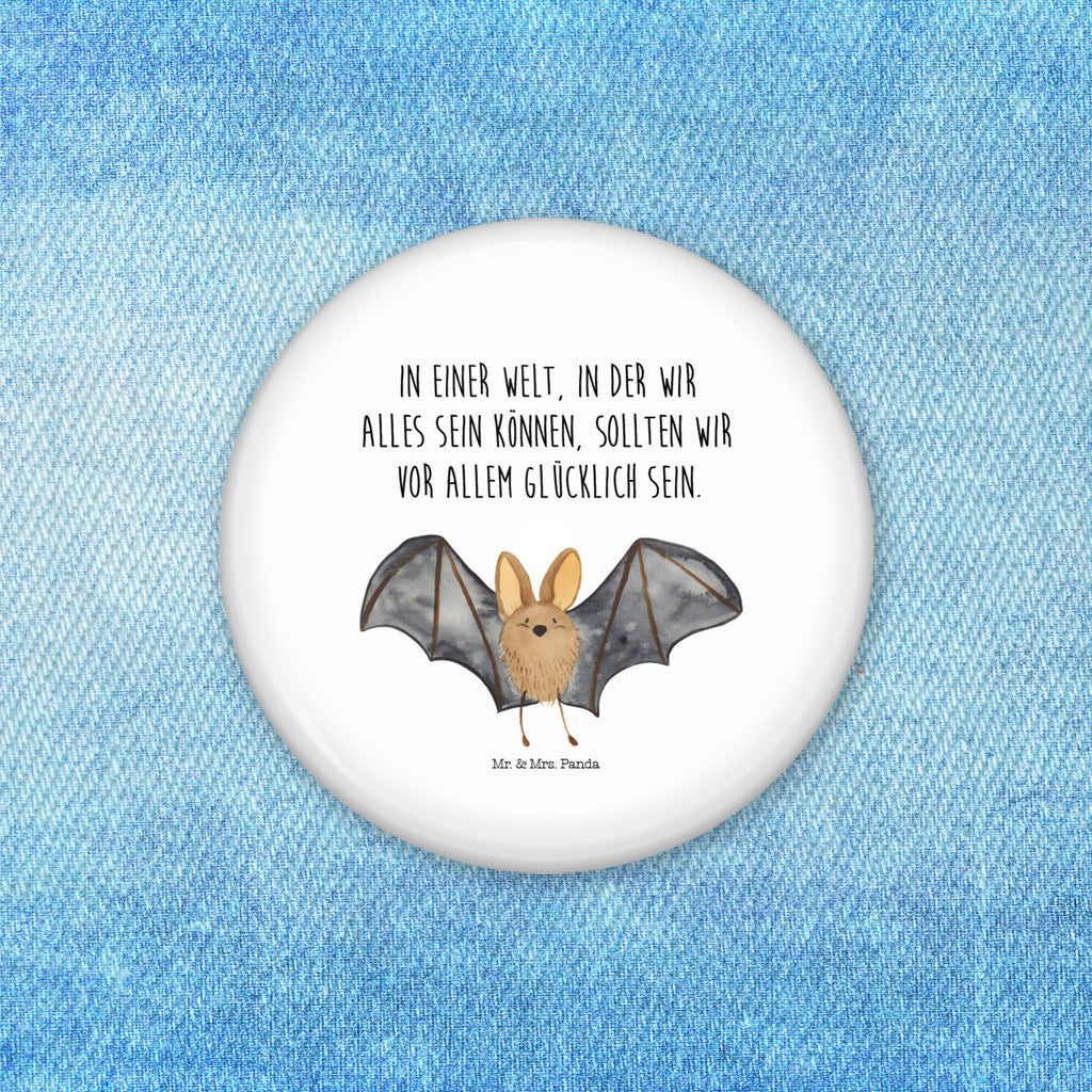 50mm Button Fledermaus Flügel 50mm Button, Button, Pin, Anstecknadel, Tiermotive, Gute Laune, lustige Sprüche, Tiere