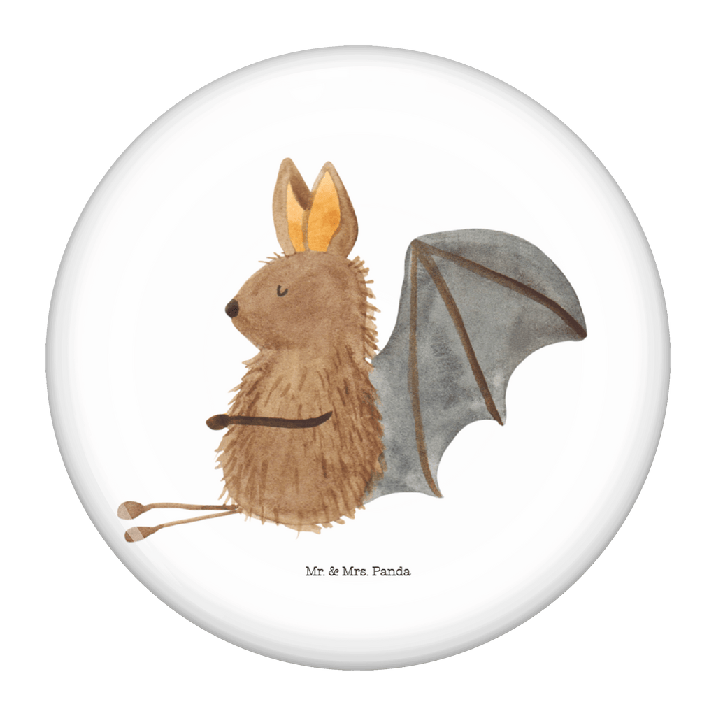 50mm Button Fledermaus sitzend 50mm Button, Button, Pin, Anstecknadel, Tiermotive, Gute Laune, lustige Sprüche, Tiere, Fledermaus, Fledermäuse, Motivation, entspannen
