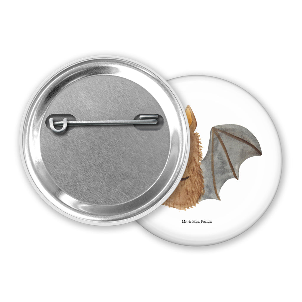 50mm Button Fledermaus sitzend 50mm Button, Button, Pin, Anstecknadel, Tiermotive, Gute Laune, lustige Sprüche, Tiere, Fledermaus, Fledermäuse, Motivation, entspannen
