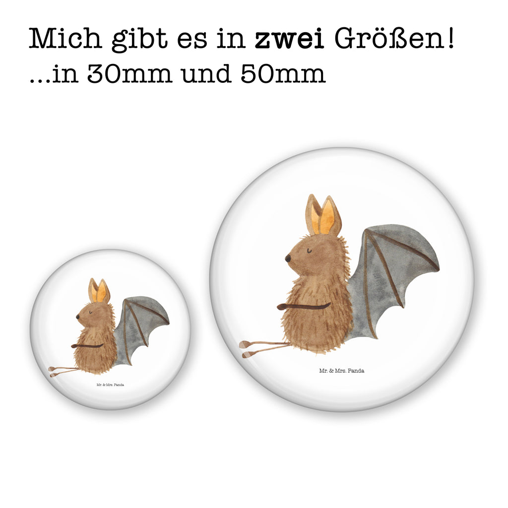 50mm Button Fledermaus sitzend 50mm Button, Button, Pin, Anstecknadel, Tiermotive, Gute Laune, lustige Sprüche, Tiere, Fledermaus, Fledermäuse, Motivation, entspannen