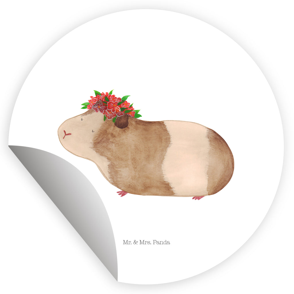 120mm Rund Aufkleber Meerschweinchen weise Sticker, Aufkleber, Etikett, Tiermotive, Gute Laune, lustige Sprüche, Tiere, Meerschweinchen, Meerie, Meeries, Wunder, Blumenkind, Realität, Spruch, Weisheit, Motivation, Wunderland