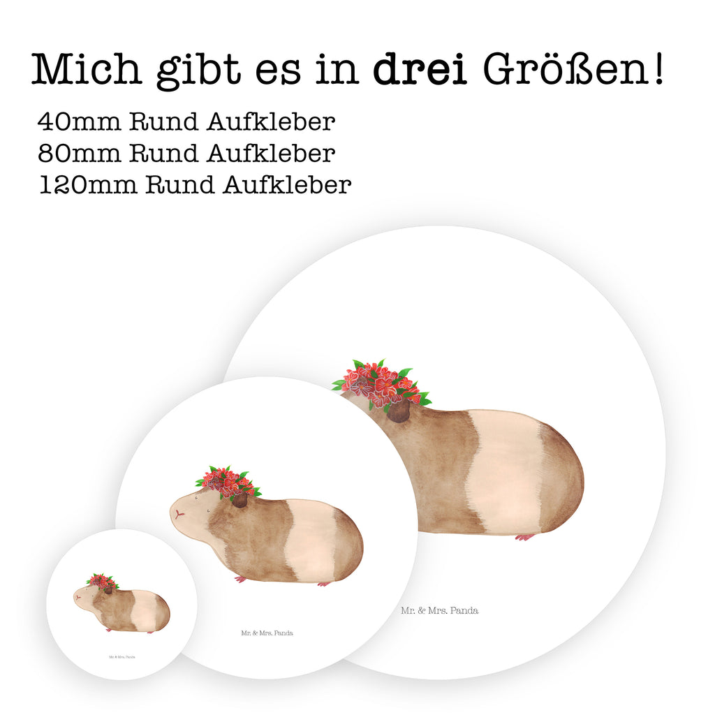 120mm Rund Aufkleber Meerschweinchen weise Sticker, Aufkleber, Etikett, Tiermotive, Gute Laune, lustige Sprüche, Tiere, Meerschweinchen, Meerie, Meeries, Wunder, Blumenkind, Realität, Spruch, Weisheit, Motivation, Wunderland
