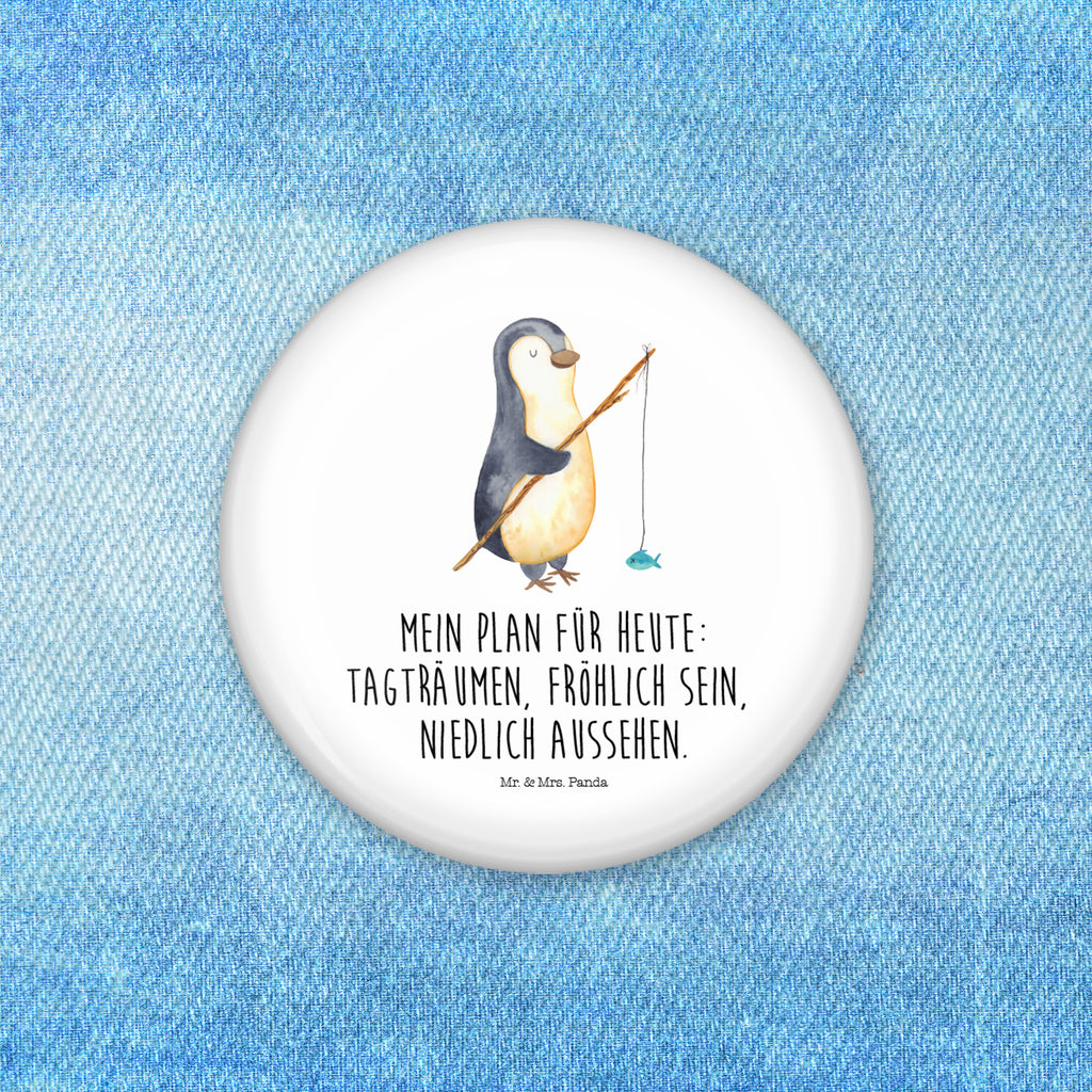 50mm Button Pinguin Angler 50mm Button, Button, Pin, Anstecknadel, Pinguin, Pinguine, Angeln, Angler, Tagträume, Hobby, Plan, Planer, Tagesplan, Neustart, Motivation, Geschenk, Freundinnen, Geschenkidee, Urlaub, Wochenende
