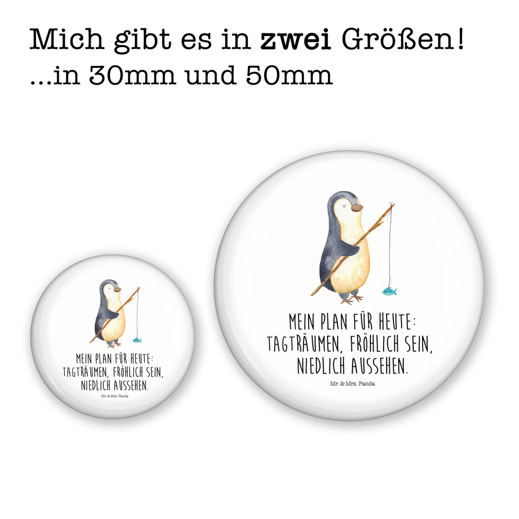 50mm Button Pinguin Angler 50mm Button, Button, Pin, Anstecknadel, Pinguin, Pinguine, Angeln, Angler, Tagträume, Hobby, Plan, Planer, Tagesplan, Neustart, Motivation, Geschenk, Freundinnen, Geschenkidee, Urlaub, Wochenende