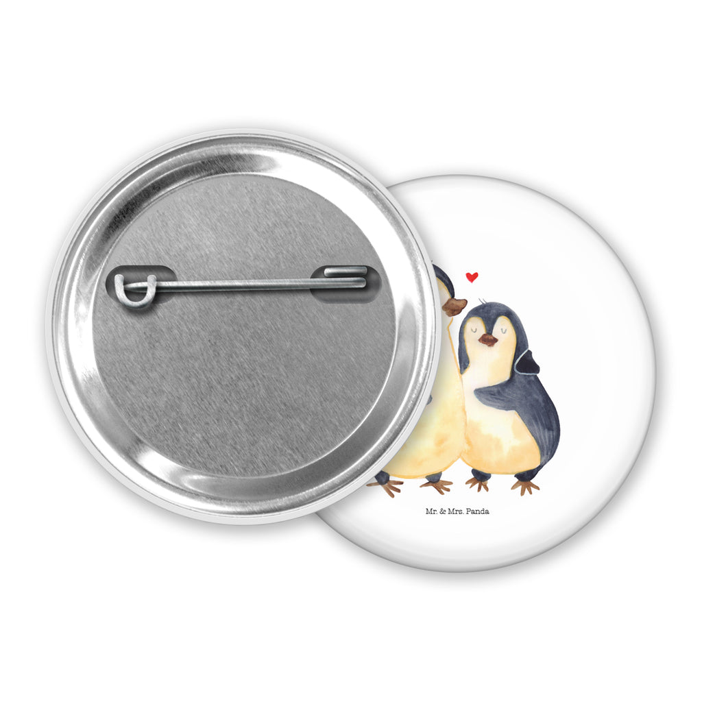 50mm Button Pinguin umarmend 50mm Button, Button, Pin, Anstecknadel, Pinguin, Liebe, Liebespaar, Liebesbeweis, Liebesgeschenk, Verlobung, Jahrestag, Hochzeitstag, Hochzeit, Hochzeitsgeschenk