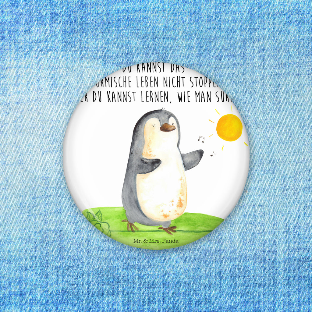 50mm Button Pinguin Surfer 50mm Button, Button, Pin, Anstecknadel, Pinguin, Pinguine, surfen, Surfer, Hawaii, Urlaub, Wellen, Wellen reiten, Portugal