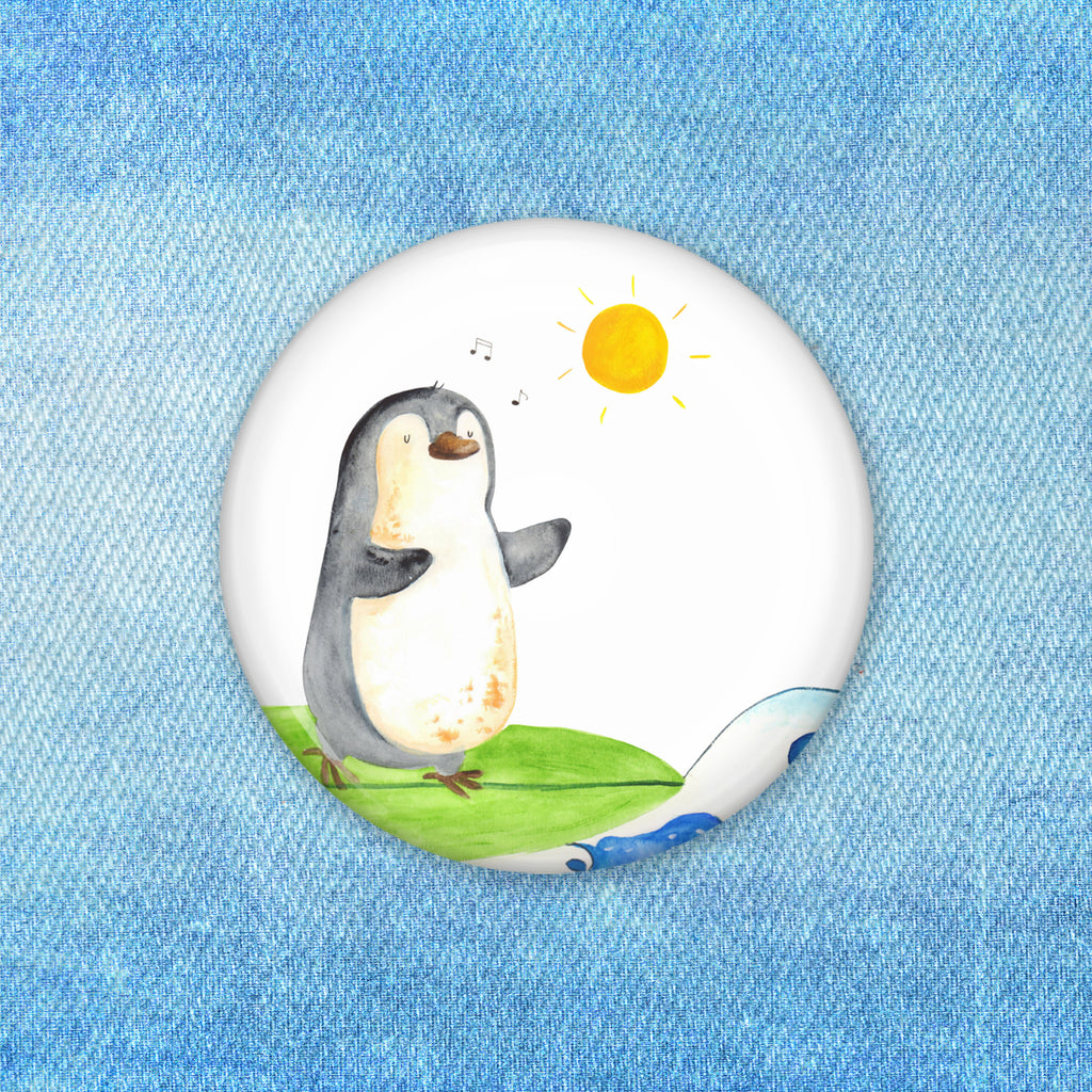 50mm Button Pinguin Surfer 50mm Button, Button, Pin, Anstecknadel, Pinguin, Pinguine, surfen, Surfer, Hawaii, Urlaub, Wellen, Wellen reiten, Portugal