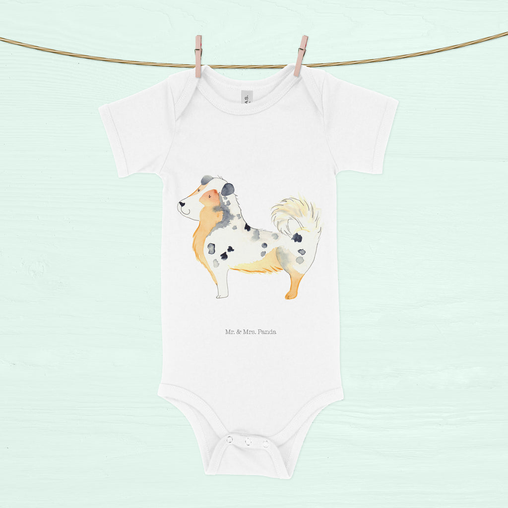 Organic Baby Body Australien Shepherd Babykleidung, Babystrampler, Strampler, Wickelbody, Baby Erstausstattung, Junge, Mädchen, Hund, Hundemotiv, Haustier, Hunderasse, Tierliebhaber, Hundebesitzer, Sprüche, Australien Shepherd, Shepherd, Hundeliebe, Familienhund, Spruch