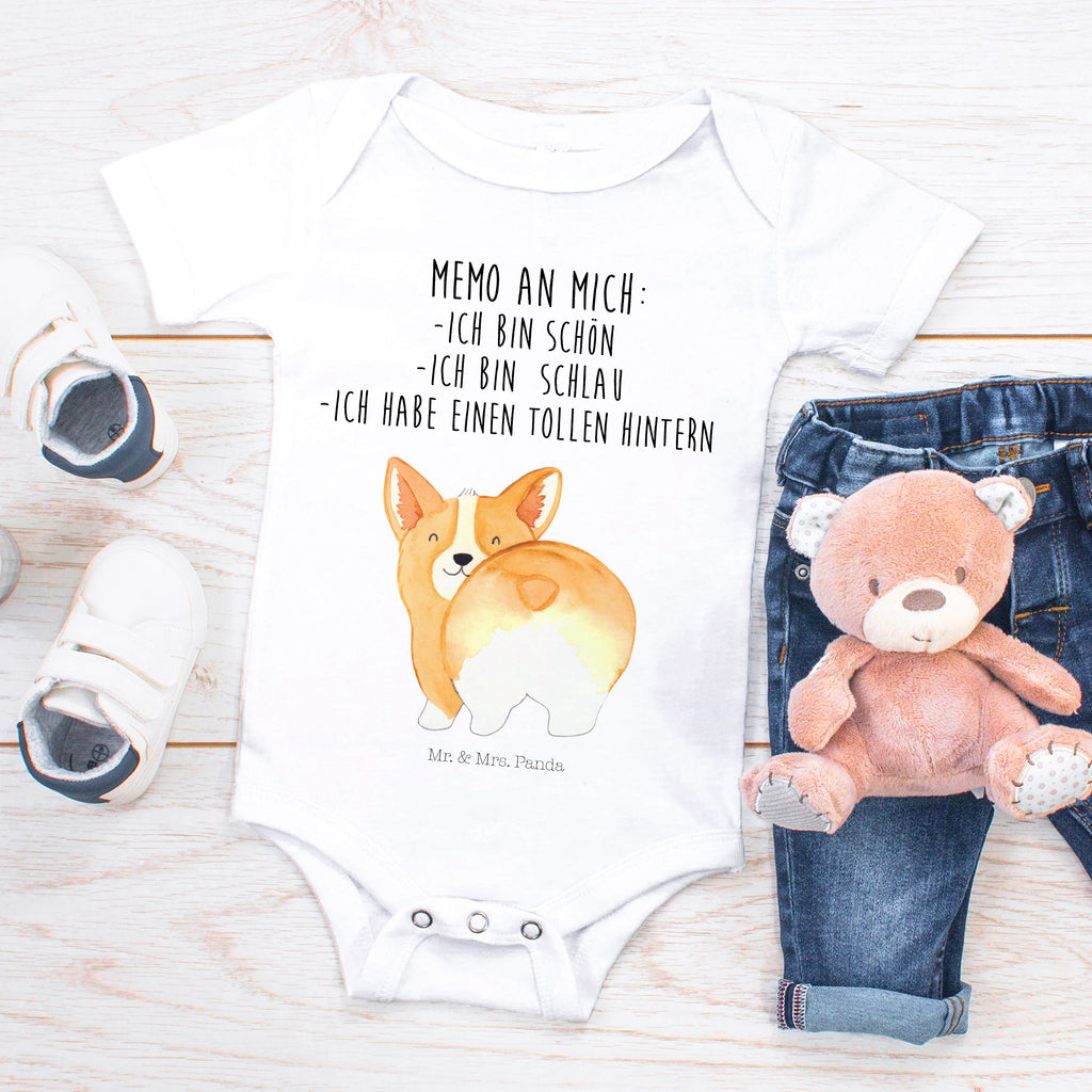 Organic Baby Body Corgie Po Babykleidung, Babystrampler, Strampler, Wickelbody, Baby Erstausstattung, Junge, Mädchen, Hund, Hundemotiv, Haustier, Hunderasse, Tierliebhaber, Hundebesitzer, Sprüche, Corgie, Hundeliebe, Motivation, Selbstliebe, Spruch