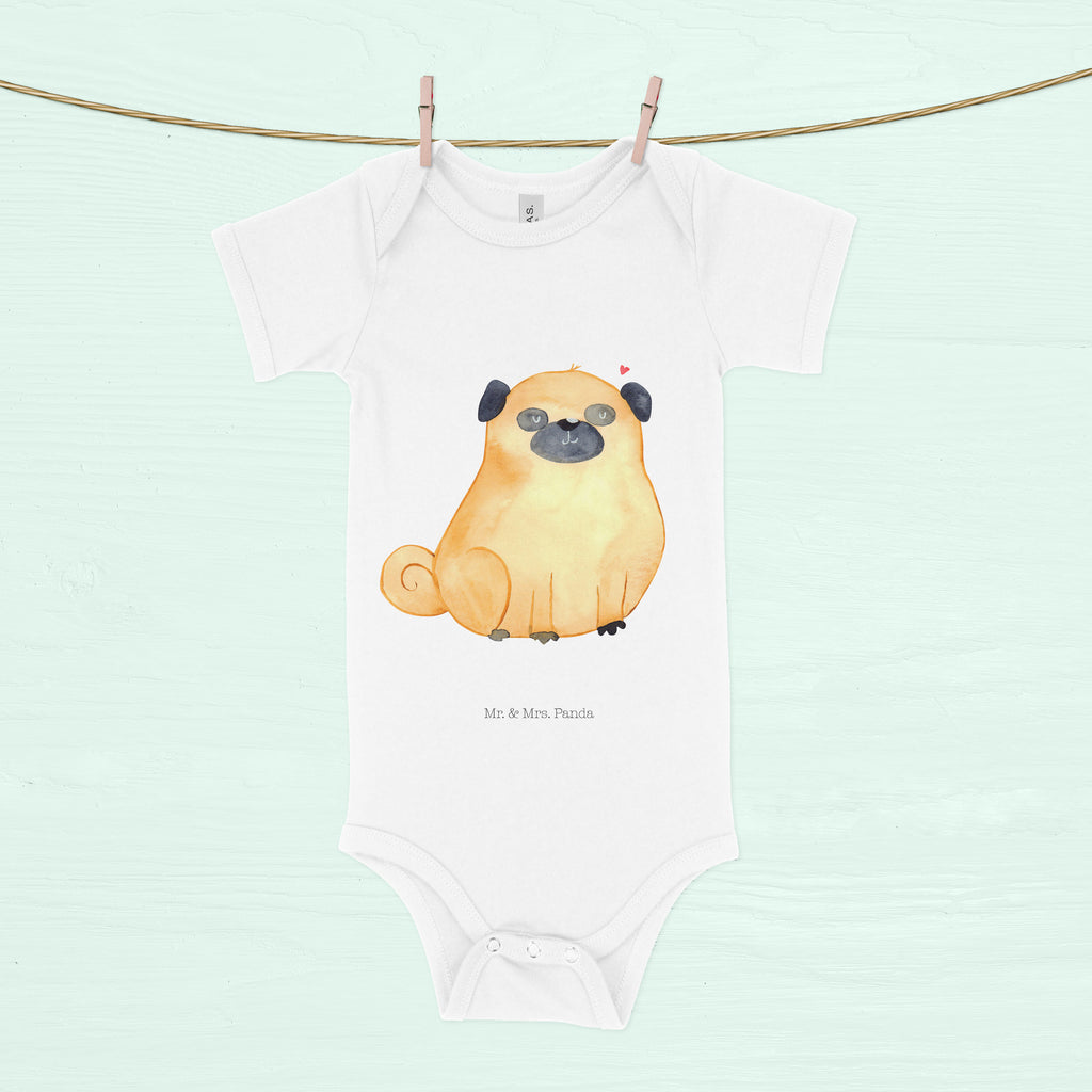 Organic Baby Body Mops Babykleidung, Babystrampler, Strampler, Wickelbody, Baby Erstausstattung, Junge, Mädchen, Hund, Hundemotiv, Haustier, Hunderasse, Tierliebhaber, Hundebesitzer, Sprüche, Mops, Liebe, Hundeliebe