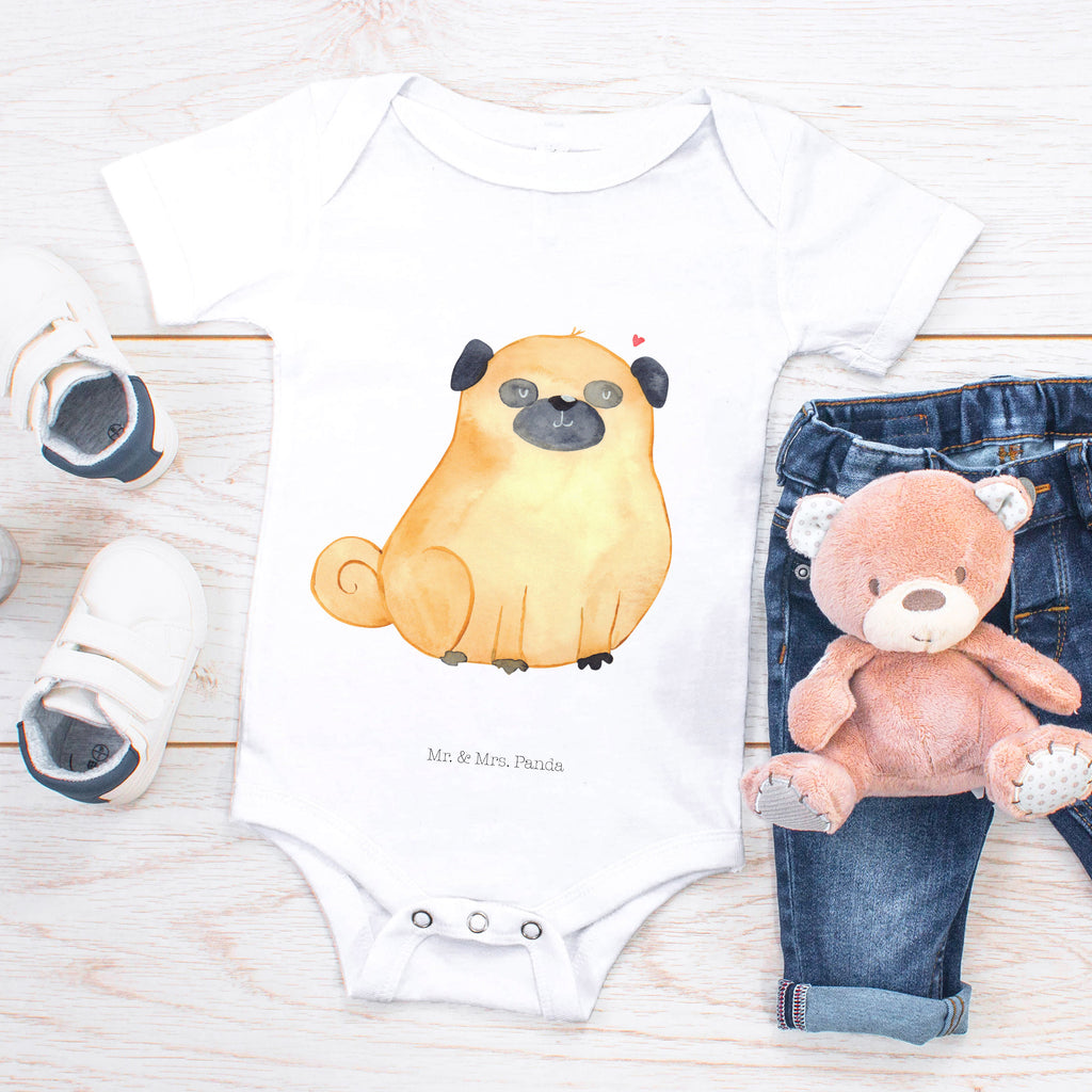 Organic Baby Body Mops Babykleidung, Babystrampler, Strampler, Wickelbody, Baby Erstausstattung, Junge, Mädchen, Hund, Hundemotiv, Haustier, Hunderasse, Tierliebhaber, Hundebesitzer, Sprüche, Mops, Liebe, Hundeliebe