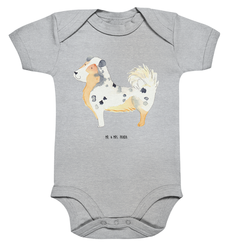 Organic Baby Body Australien Shepherd Babykleidung, Babystrampler, Strampler, Wickelbody, Baby Erstausstattung, Junge, Mädchen, Hund, Hundemotiv, Haustier, Hunderasse, Tierliebhaber, Hundebesitzer, Sprüche, Australien Shepherd, Shepherd, Hundeliebe, Familienhund, Spruch