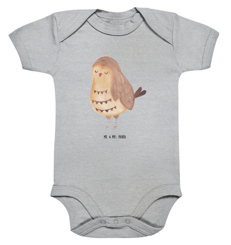 Organic Baby Body Eule Zufrieden Babykleidung, Babystrampler, Strampler, Wickelbody, Baby Erstausstattung, Junge, Mädchen, Eule, Eule Spruch, Eule deko, Owl, Liebe Spruch, Romantisch, Wortspiel lustig, Spruch schön, Geschenk Hochzeitstag