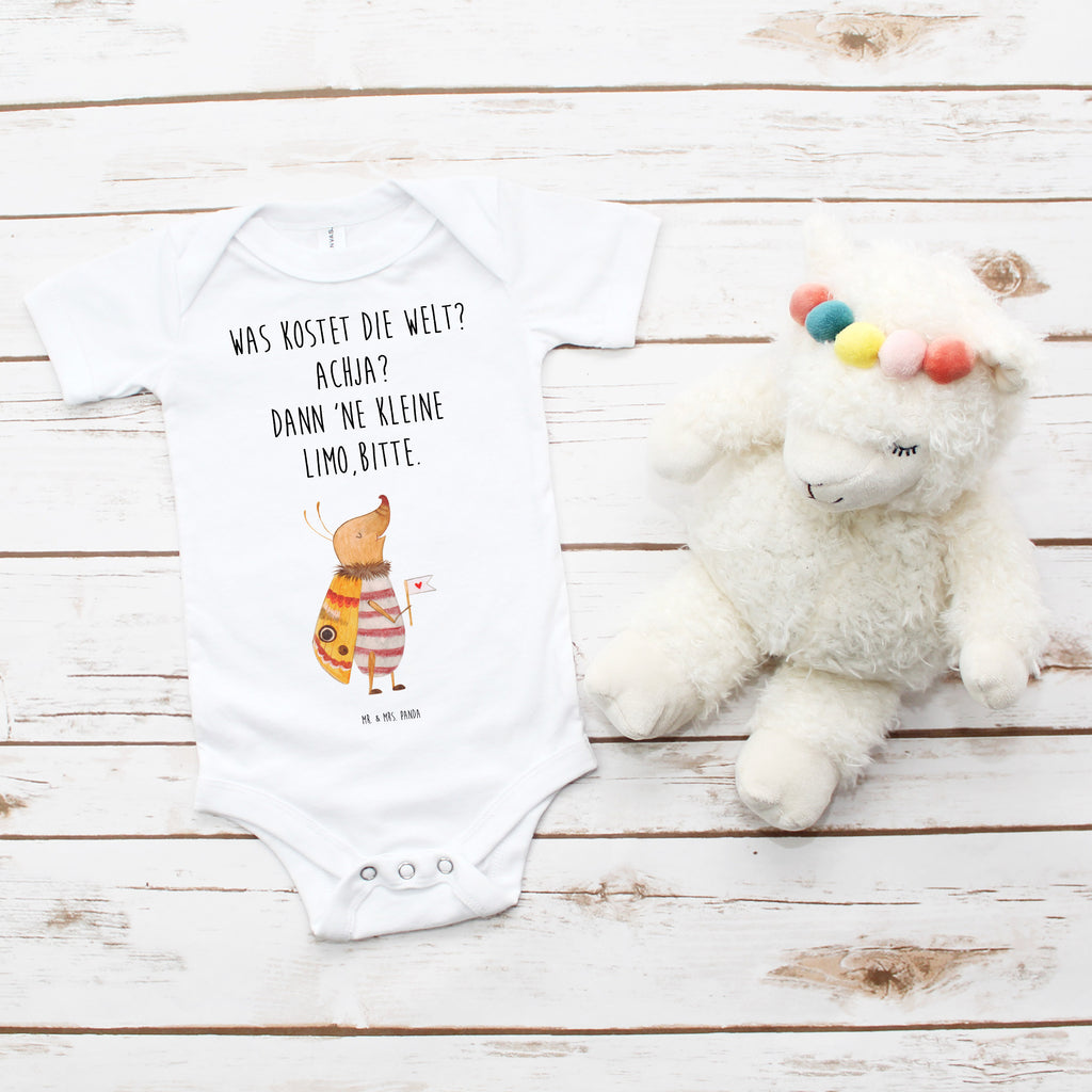 Organic Baby Body Nachtfalter mit Fähnchen Babykleidung, Babystrampler, Strampler, Wickelbody, Baby Erstausstattung, Junge, Mädchen, Tiermotive, Gute Laune, lustige Sprüche, Tiere, Nachtfalter, Käfer, Spruch lustig, Spruch witzig, süß, niedlich, Küche Deko, Was kostet die Welt
