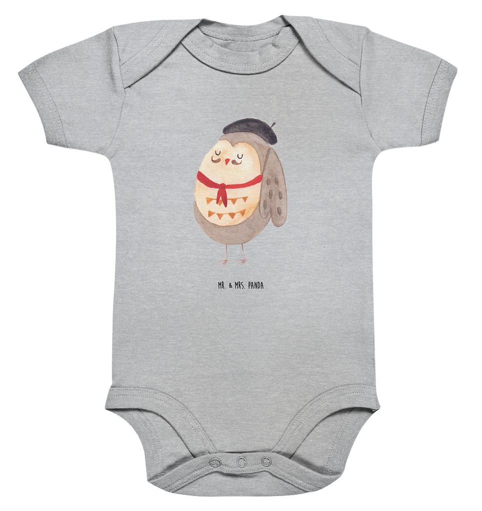 Organic Baby Body Eule Französisch Babykleidung, Babystrampler, Strampler, Wickelbody, Baby Erstausstattung, Junge, Mädchen, Eule, Eulen, Eule Deko, Owl, hibou, La vie est belle, das Leben ist schön, Spruch schön, Spruch Französisch, Frankreich