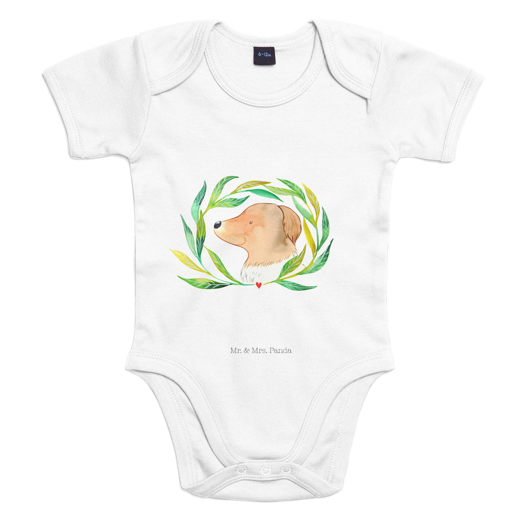 Organic Baby Body Hund Ranke Babykleidung, Babystrampler, Strampler, Wickelbody, Baby Erstausstattung, Junge, Mädchen, Hund, Hundemotiv, Haustier, Hunderasse, Tierliebhaber, Hundebesitzer, Sprüche, Ranke, Therapie, Selbsttherapie, Hundeliebe, Hundeglück, Hunde