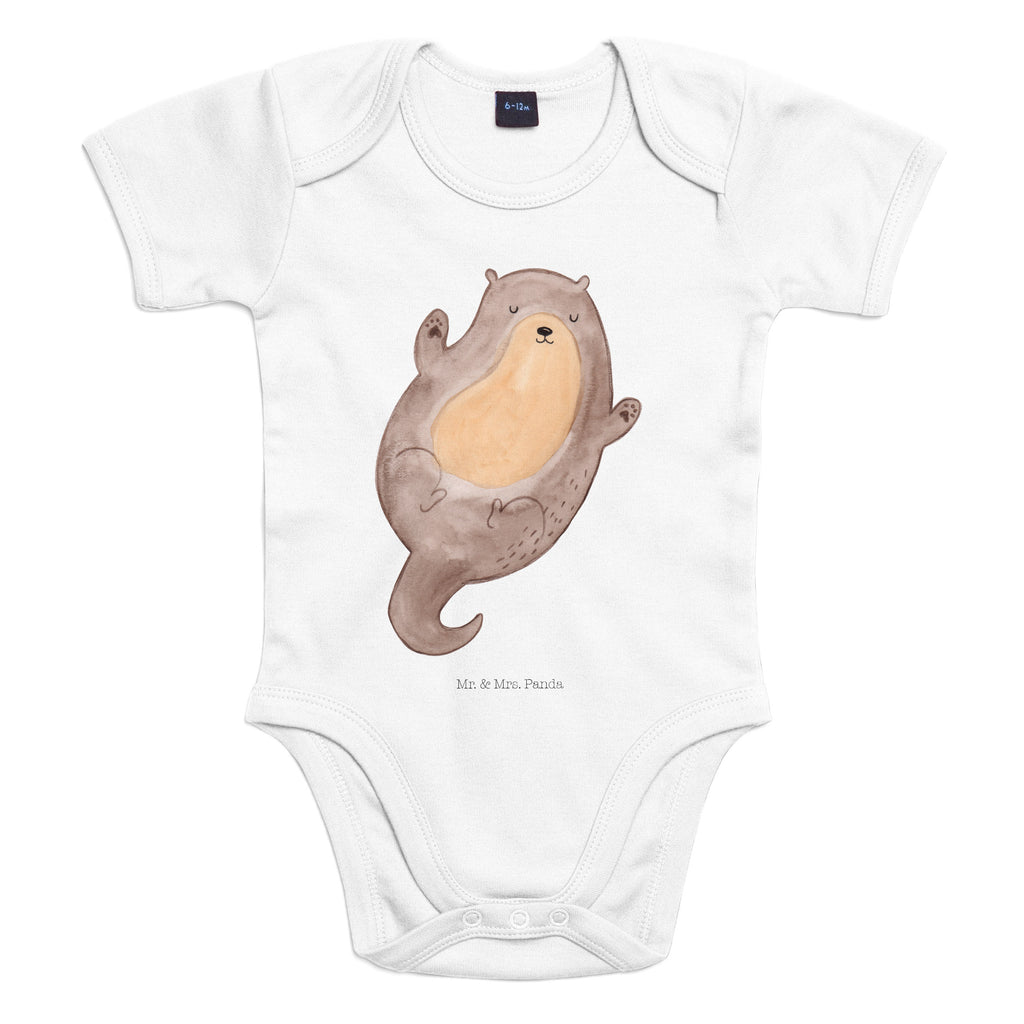 Organic Baby Body Otter Umarmen Babykleidung, Babystrampler, Strampler, Wickelbody, Baby Erstausstattung, Junge, Mädchen, Otter, Fischotter, Seeotter, Otter Seeotter See Otter