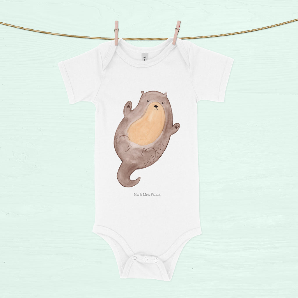 Organic Baby Body Otter Umarmen Babykleidung, Babystrampler, Strampler, Wickelbody, Baby Erstausstattung, Junge, Mädchen, Otter, Fischotter, Seeotter, Otter Seeotter See Otter