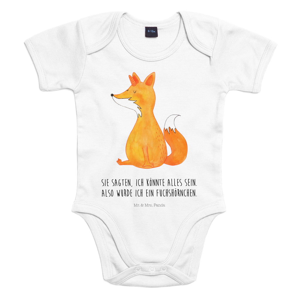 Organic Baby Body Fuchshörnchen Wunsch Babykleidung, Babystrampler, Strampler, Wickelbody, Baby Erstausstattung, Junge, Mädchen, Einhorn, Einhörner, Einhorn Deko, Pegasus, Unicorn, Fuchs, Unicorns, Fuchshörnchen, Fuchshorn, Foxycorn, Füchse