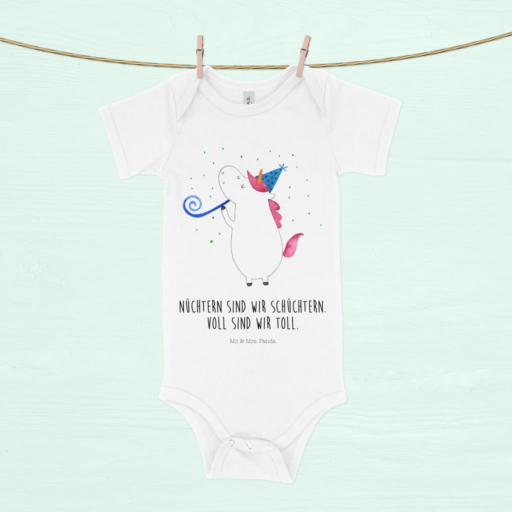 Organic Baby Body Einhorn Party Babykleidung, Babystrampler, Strampler, Wickelbody, Baby Erstausstattung, Junge, Mädchen, Einhorn, Einhörner, Einhorn Deko, Pegasus, Unicorn, Glitzer, Konfetti, Party, Geburtstag, Feier, Fest, Alkohol, Disco, Club