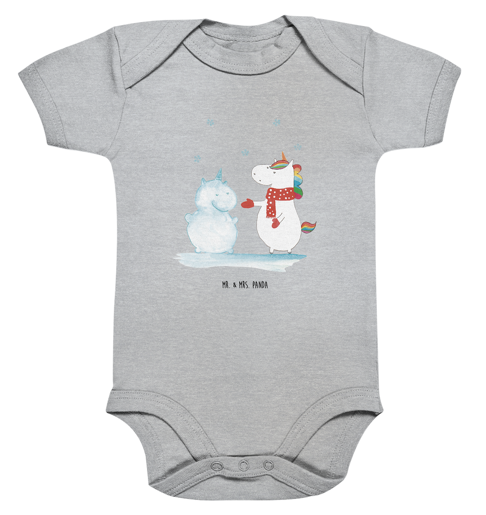 Organic Baby Body Einhorn Schneemann Babykleidung, Babystrampler, Strampler, Wickelbody, Baby Erstausstattung, Junge, Mädchen, Einhorn, Einhörner, Einhorn Deko, Pegasus, Unicorn, Schneemann, Winter, Schnee, Kuchen, Weihnachten, kalt, Mütze, Handschuhe, X-Mas
