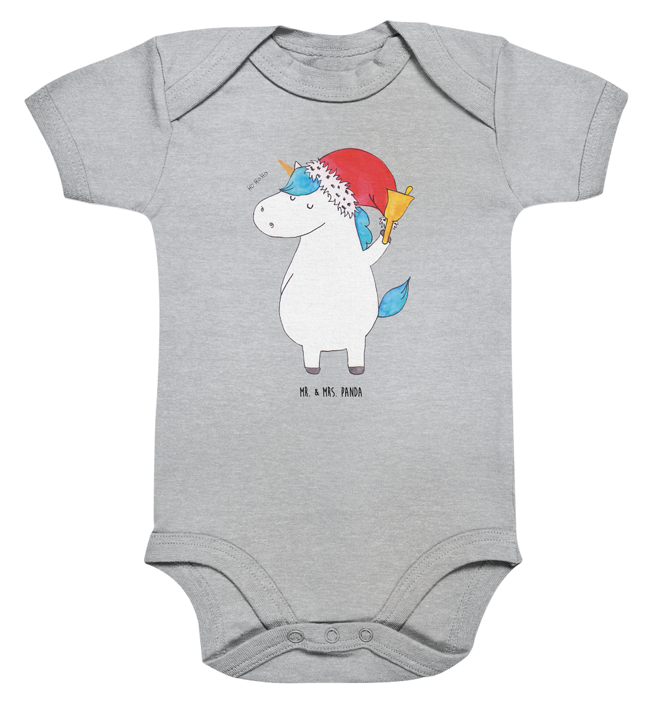Organic Baby Body Einhorn Weihnachtsmann Babykleidung, Babystrampler, Strampler, Wickelbody, Baby Erstausstattung, Junge, Mädchen, Einhorn, Einhörner, Einhorn Deko, Pegasus, Unicorn, Gin, Schokolade, Schoki, Weihnachten, Weihnachtsmann, Nikolaus, Wunschzettel, Wunschliste, Feenstaub