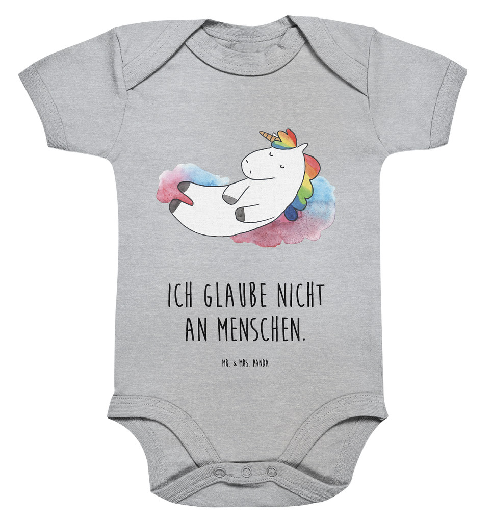 Organic Baby Body Einhorn Wolke 7 Babykleidung, Babystrampler, Strampler, Wickelbody, Baby Erstausstattung, Junge, Mädchen, Einhorn, Einhörner, Einhorn Deko, Pegasus, Unicorn, verliebt, Menschen, witzig, lustig, Geschenk, Glaube, Realität, Lächeln