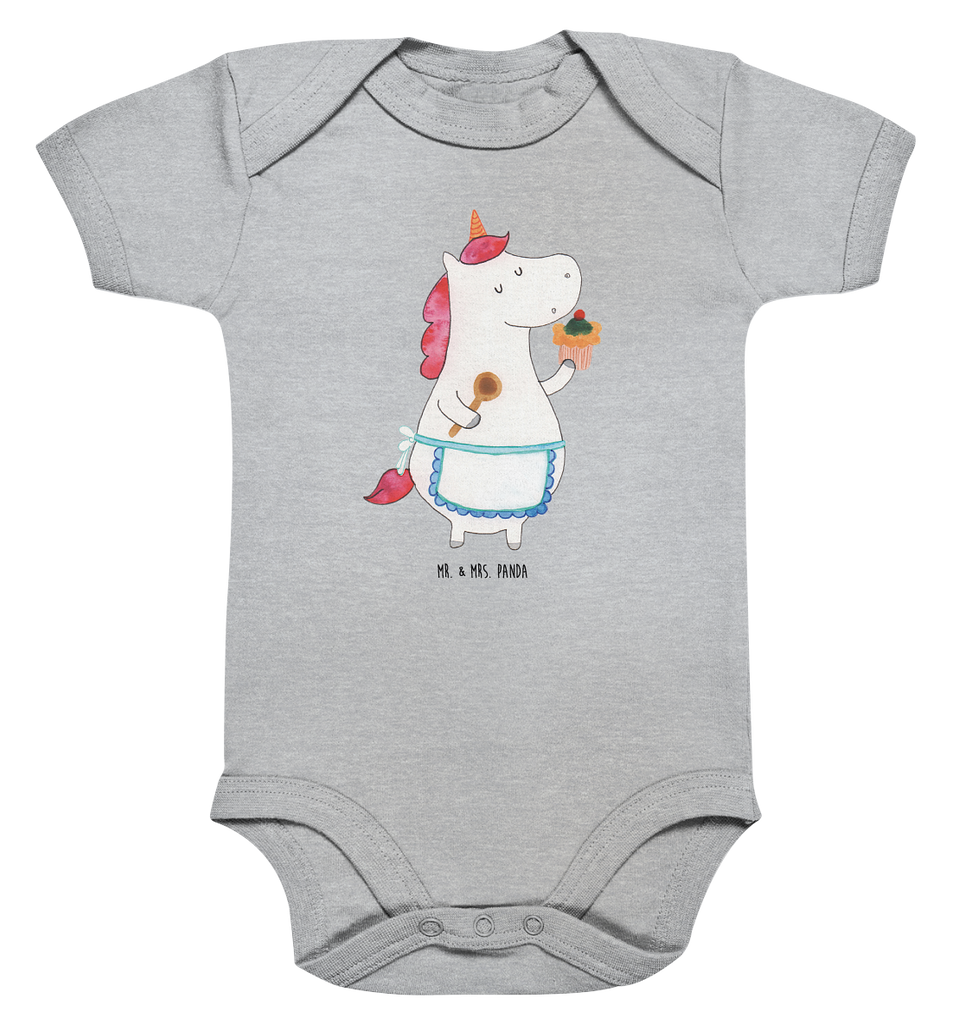 Organic Baby Body Einhorn Küchenfee Babykleidung, Babystrampler, Strampler, Wickelbody, Baby Erstausstattung, Junge, Mädchen, Einhorn, Einhörner, Einhorn Deko, Pegasus, Unicorn, backen, Muffin, Motivation, Träumer, träumen, Bäckerin, Hobbykoch, Koch, Torte, Kuchen