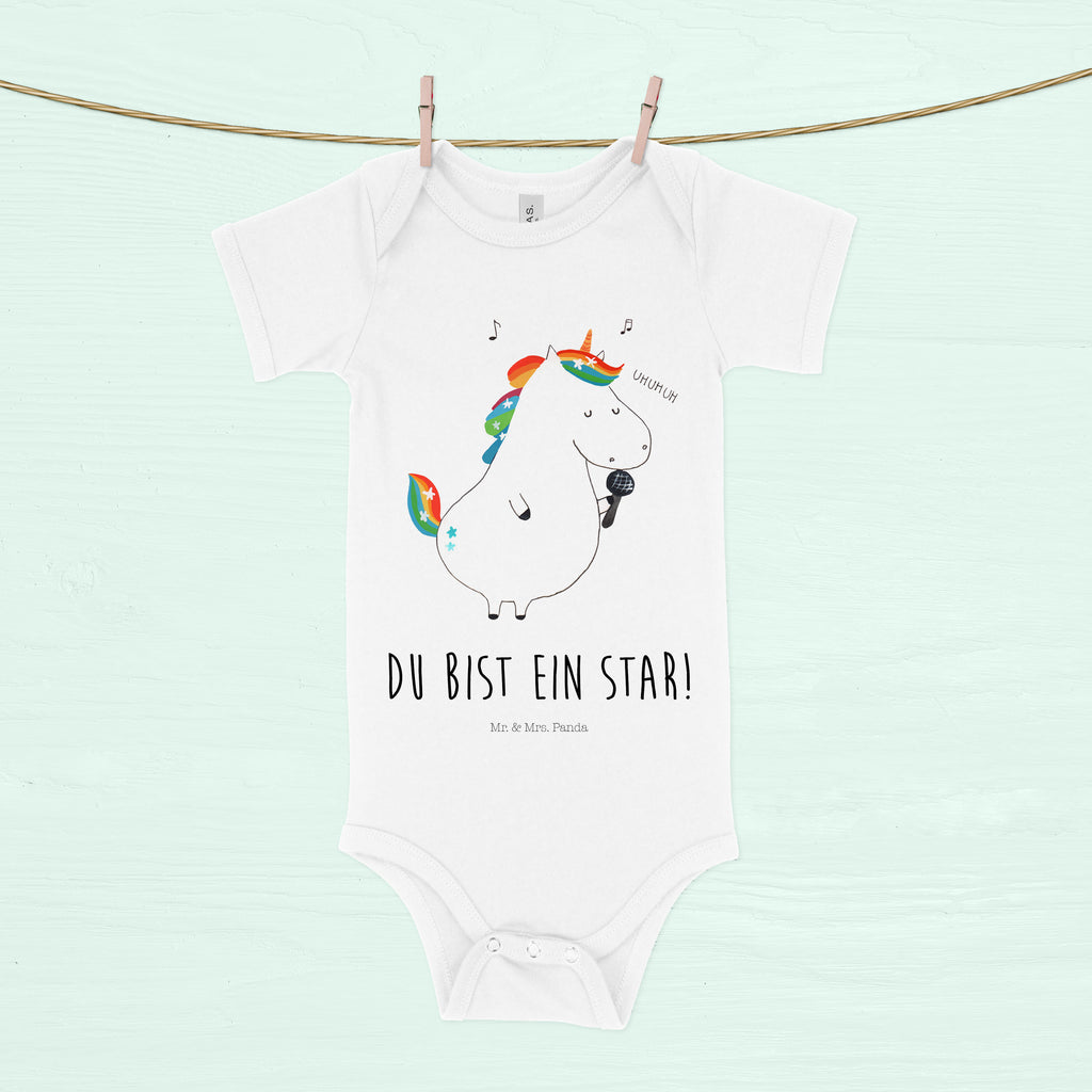 Organic Baby Body Einhorn Sänger Einhörner, Unicorn, Einhorn, Glitzer, Konfetti, Party, Geburtstag, Feier, Fest, Disco, Sängerin, Sänger, Freundin,  Babykleidung, Babystrampler, Strampler, Wickelbody, Baby Erstausstattung, Baby-Body, Baby-Strampler, Baby-Kleidung, Kurzarm-Strampler, Baby-Overall, Baby-Romper  Einhorn, Einhörner, Einhorn Deko, Pegasus, Unicorn