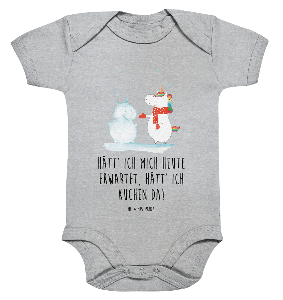 Organic Baby Body Einhorn Schneemann Babykleidung, Babystrampler, Strampler, Wickelbody, Baby Erstausstattung, Junge, Mädchen, Einhorn, Einhörner, Einhorn Deko, Pegasus, Unicorn, Schneemann, Winter, Schnee, Kuchen, Weihnachten, kalt, Mütze, Handschuhe, X-Mas