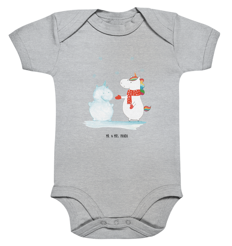 Organic Baby Body Einhorn Schneemann Babykleidung, Babystrampler, Strampler, Wickelbody, Baby Erstausstattung, Junge, Mädchen, Einhorn, Einhörner, Einhorn Deko, Pegasus, Unicorn, Schneemann, Winter, Schnee, Kuchen, Weihnachten, kalt, Mütze, Handschuhe, X-Mas