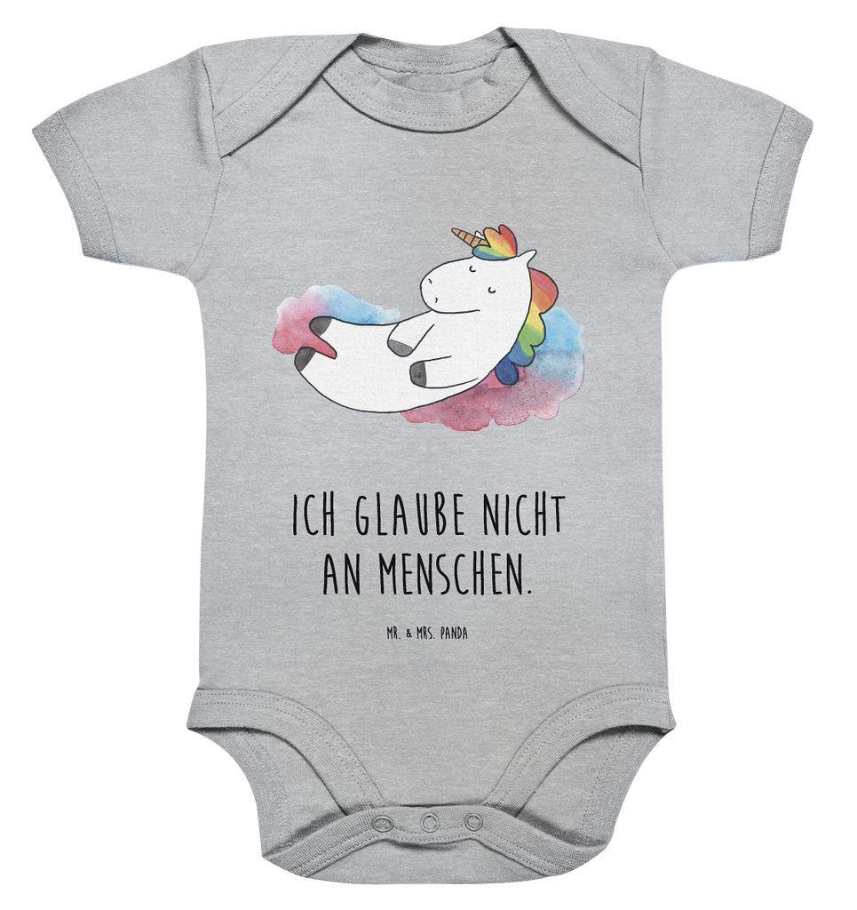 Organic Baby Body Einhorn Wolke 7 Babykleidung, Babystrampler, Strampler, Wickelbody, Baby Erstausstattung, Junge, Mädchen, Einhorn, Einhörner, Einhorn Deko, Pegasus, Unicorn, verliebt, Menschen, witzig, lustig, Geschenk, Glaube, Realität, Lächeln
